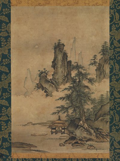 Landskab, 1500-tallet. af Maejima Soyu