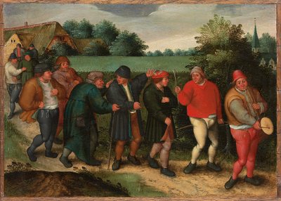 Brudgommens procession af Maerten van Cleve