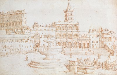Gamle Sankt Peterskirke af Maerten van Heemskerck