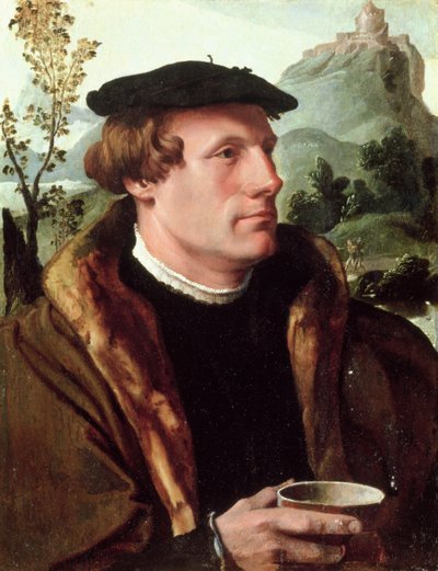 Portræt af en gentleman af Maerten van Heemskerck