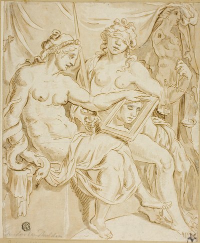 Forsigtighed og retfærdighed af Maerten van Heemskerck