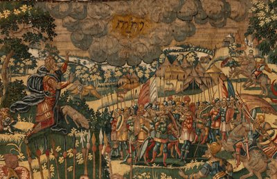 Historien om Gideon, slutningen af det 16. århundrede (silke og uld) af Maerten van Heemskerck