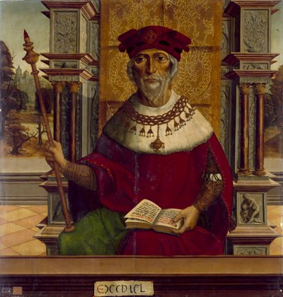 Profeten Ezekiel, ca. 1525 af Maestro de Becerril