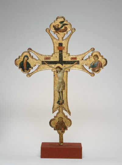 Processionskors, ca. 1320 (olie på lærred på træ) af Maestro di Santa Chiara