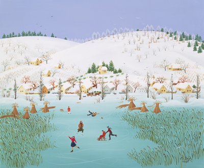 On the Frozen Lake, 1987 af Magdolna Ban