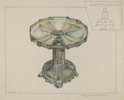 Kagestand i glas, ca. 1936. af Magnus S. Fossum