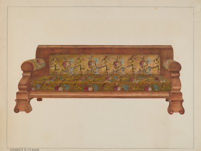 High Back Lounge, ca. 1938. af Magnus S. Fossum