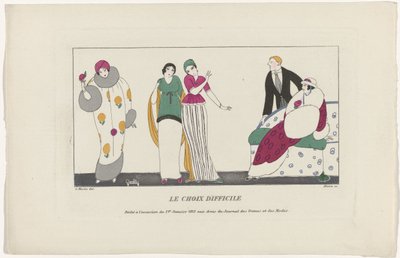 Journal des Dames et des Modes, 1. januar 1913: Det svære valg af Maire