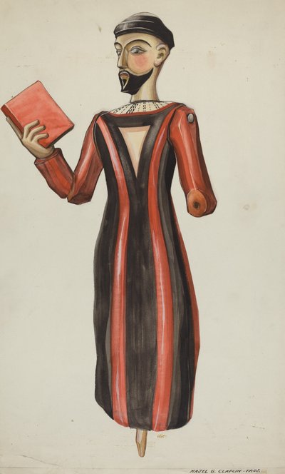 Bulto, St. Francis, ca. 1936. af Majel G. Claflin