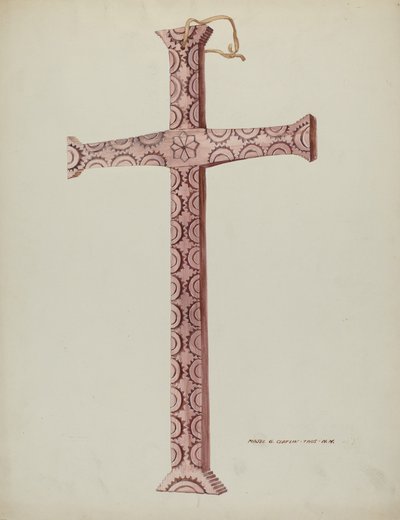 Cederkors, ca. 1937. af Majel G. Claflin