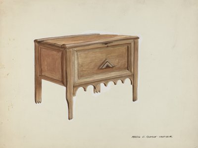 Bryst, c. 1937. af Majel G. Claflin
