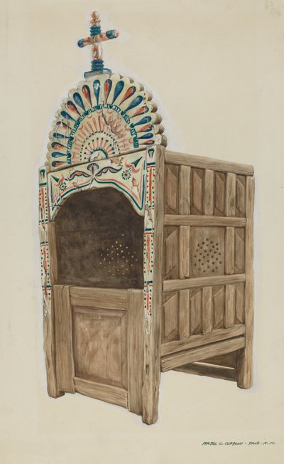 skriftestol, 19351942. af Majel G. Claflin