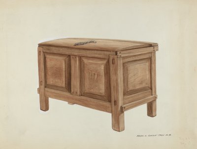 Kornkiste, ca. 1937. af Majel G. Claflin