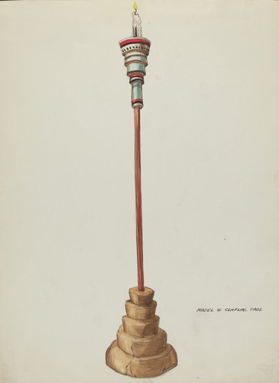 Helligvandsfont, 19351942. af Majel G. Claflin