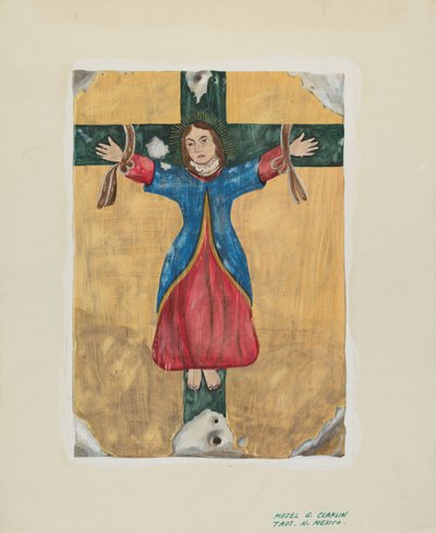 Maleri af St. Liberata, ca. 1939. af Majel G. Claflin