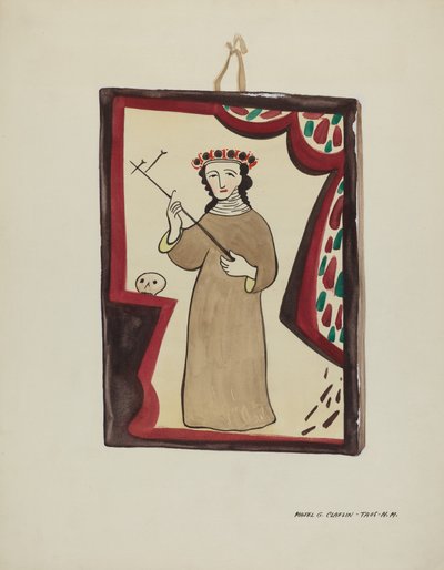 Altertavle-Julemanden Rita, ca. 1937. af Majel G. Claflin