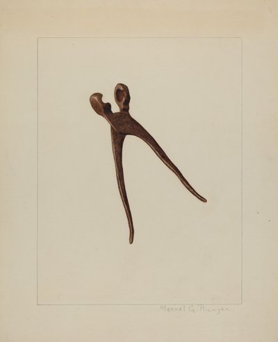 Kugleform, ca. 1938. af Manuel G. Runyan