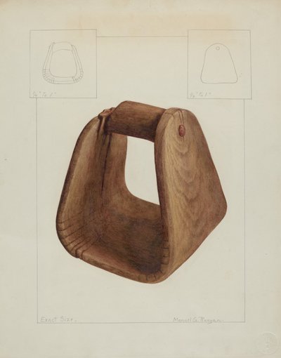 Sadelbøjle, ca. 1938. af Manuel G. Runyan