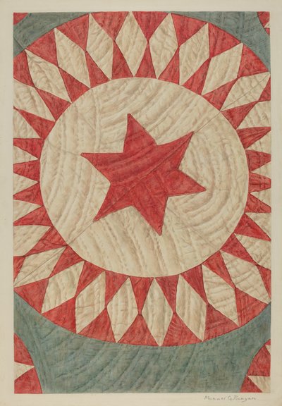 Stjerne & Ringdyne, ca. 1938. af Manuel G. Runyan
