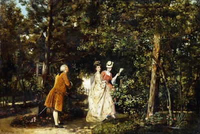 Promenaden, af Manuel Garay y Arevalo
