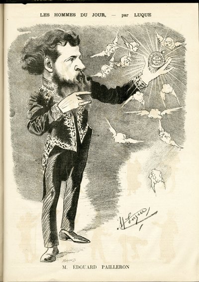 Illustration af Manuel Luque (1854-1919) i La Caricature (1880) af Manuel Luque