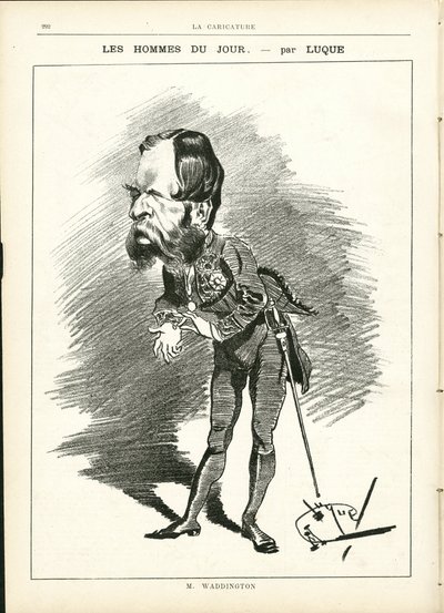 Illustration af Manuel Luque (1854-1919) i La Caricature (1880) af Manuel Luque