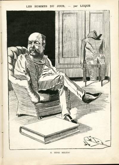 Illustration af Manuel Luque (1854-1919) i La Caricature (1880) af Manuel Luque