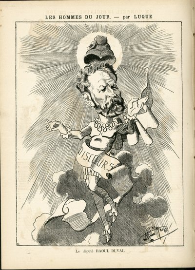 Illustration af Manuel Luque (1854-1919) i La Caricature (1880) af Manuel Luque