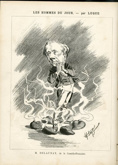 Illustration af Manuel Luque (1854-1919) til forsiden af La Caricature (1880) af Manuel Luque