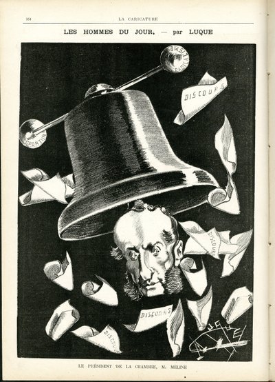Illustration af Manuel Luque (1854-1919) i La Caricature (1880) af Manuel Luque