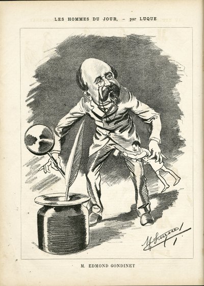 Illustration af Manuel Luque (1854-1919) i La Caricature (1880) af Manuel Luque