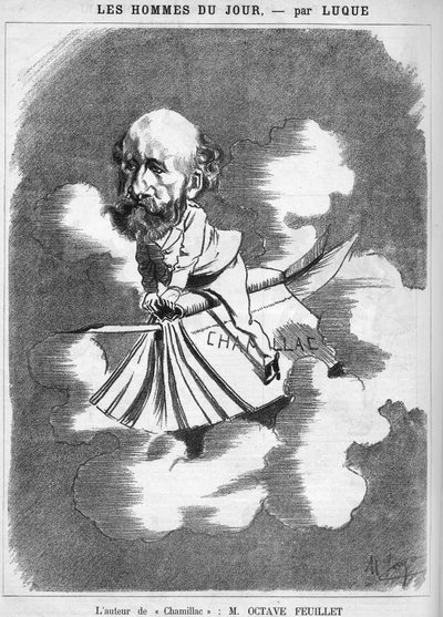 Octave Feuillet (1821-1890) fransk forfatter. af Manuel Luque