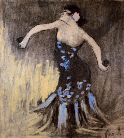 Flamenco danser af Manuel Martinez Hugue Manolo