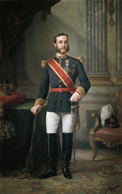 Portræt af Alfonso XII (Alfonso XII af Manuel Ojeda y Siles