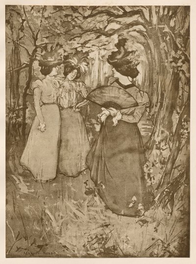 Menuet dAutomne, 1898. af Manuel Robbe