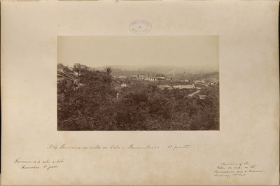 Panorama af villaen i Cabo, Pernambuco - 1. del af Marc Ferrez