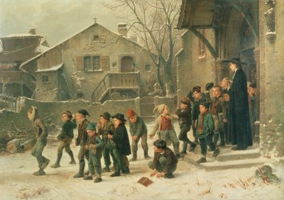 Efter klasse, 1859 af Marc Louis Benjamin Vautier
