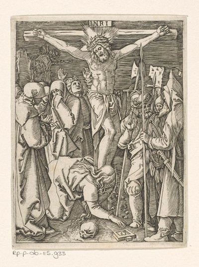 Korsfæstelse Passion of Christ (serietitel) af Marcantonio Raimondi