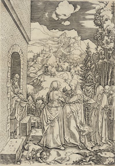 Maria besøgelse af Marcantonio Raimondi