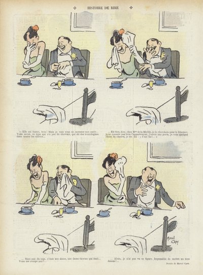 Illustration til Le Rire af Marcel Amable O.L. Capy