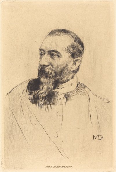 Alphonse Karr af Marcellin Gilbert Desboutin