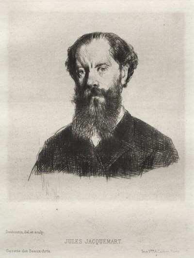 Jules Jacquemart, 1876. af Marcellin Gilbert Desboutin