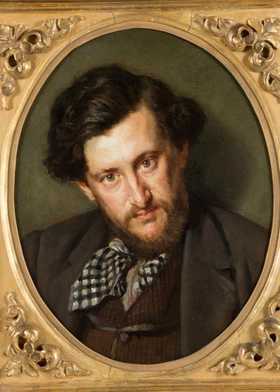 Portræt af Georges Lafenestre 1837-1919, 1865. af Marcellin Gilbert Desboutin