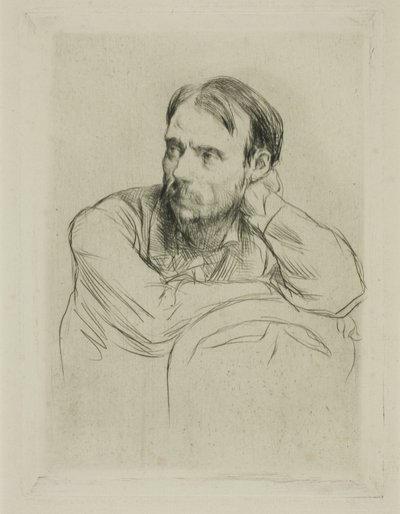 Portræt af Renoir af Marcellin Gilbert Desboutin