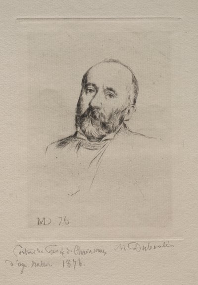 Puvis de Chavannes, 1876. af Marcellin Gilbert Desboutin