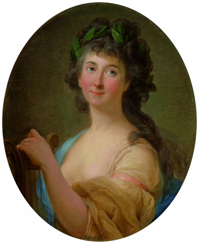 Portræt af Catherine Gattai Thomatis som muse af Marcello Bacciarelli