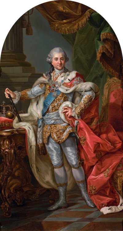 Stanislaus Augustus i kroningsdragt af Marcello Bacciarelli