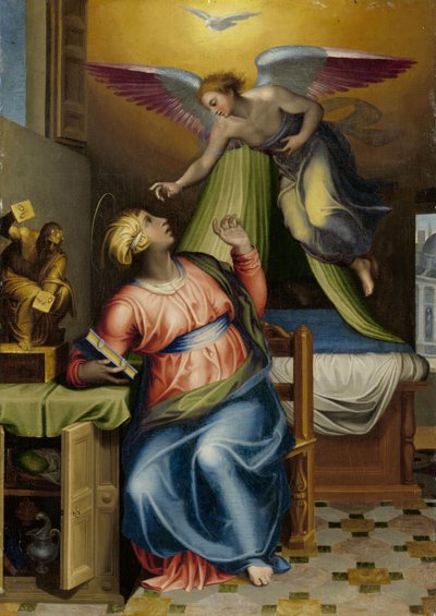 Bebudelse til Jomfru Maria af Marcello Venusti
