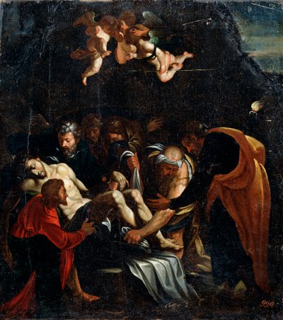 Nedstigningen fra korset, 1500-tallet. af Marcello Venusti