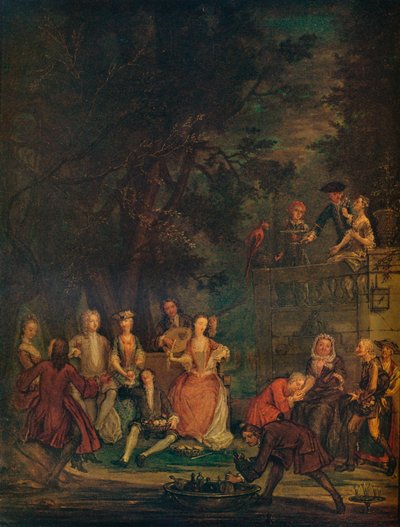 A Conversation Piece, c1700 1931 af Marcellus Laroon the Younger